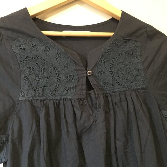 Lowry's Farm Japan 100% Cotton Babydoll Mini Dress - Picture 9 of 16